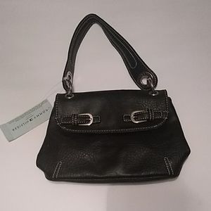Tommy Hilfiger Black Swing Shift Flap Purse